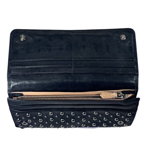 Prada Nappa Borchie Studded Wallet Continental NWOT MINT Condition - Picture 3 of 16